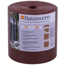 Žoga lamile Bauswern Premium 2600x19cm RAL8011, brūna / gab