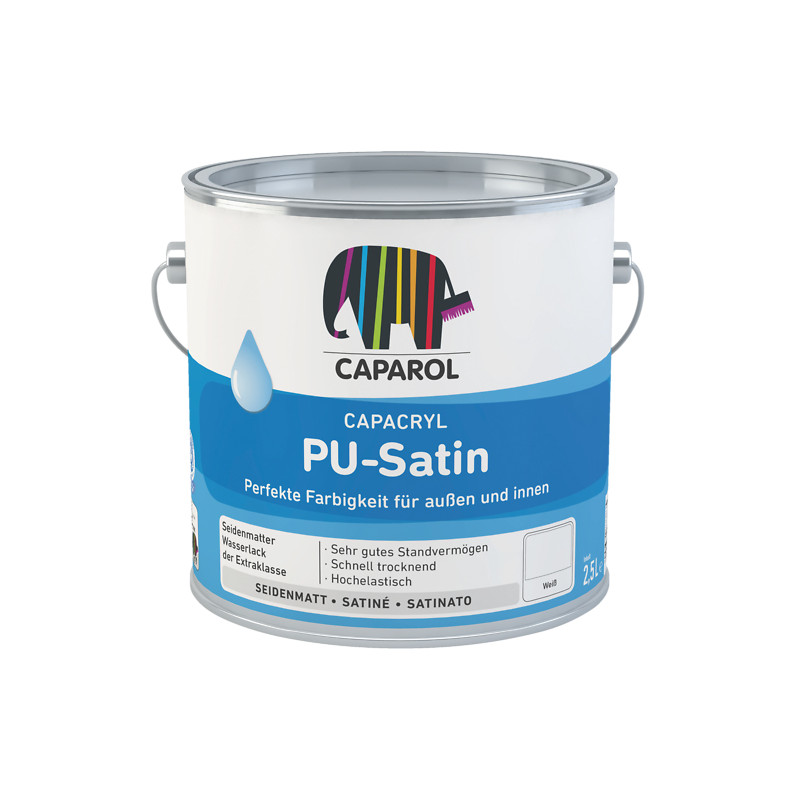 Caparol Krāsa CAPAROL Capacryl PU-Satin BW 0,7 LT - gab