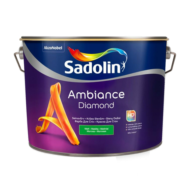 Sadolin Krāsa sienām Sadolin Ambiance Diamond 2.5l, BW - gab