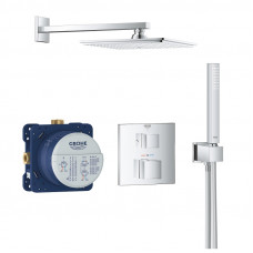 Grohe iebūvējamais dušas termostata komplekts Grohtherm Cube/Rainshower Allure 230, hroms