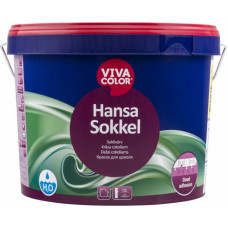 Vivacolor Hansa Sokkel Ūdens bāzes krāsa cokoliem, matēta, bāze A, 9L