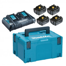 Makita Akumulatoru un lādētāja komplekts MAKITA PowerPack 18V 4x6,0Ah