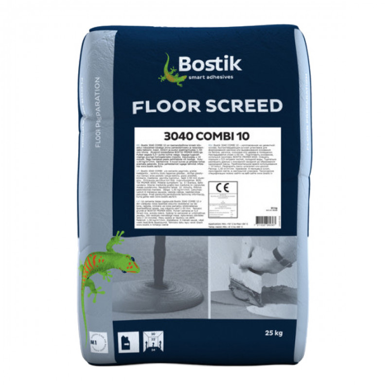 Bostik Grīdas špaktele Bostik 3040 Combi 10, 25 KG - gab