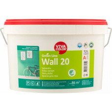 Vivacolor Wall 20 A Sienas krāsa, pusmatēta, bāze A, 7,2L