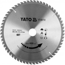 Yato Zāģripa kokam 255x30mm 60T TCT YT-60733 YATO