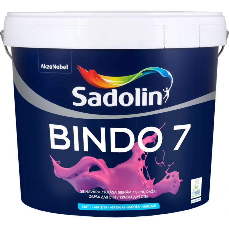 Sadolin Krāsa Sadolin BINDO 7 BW 7.5 L - gab