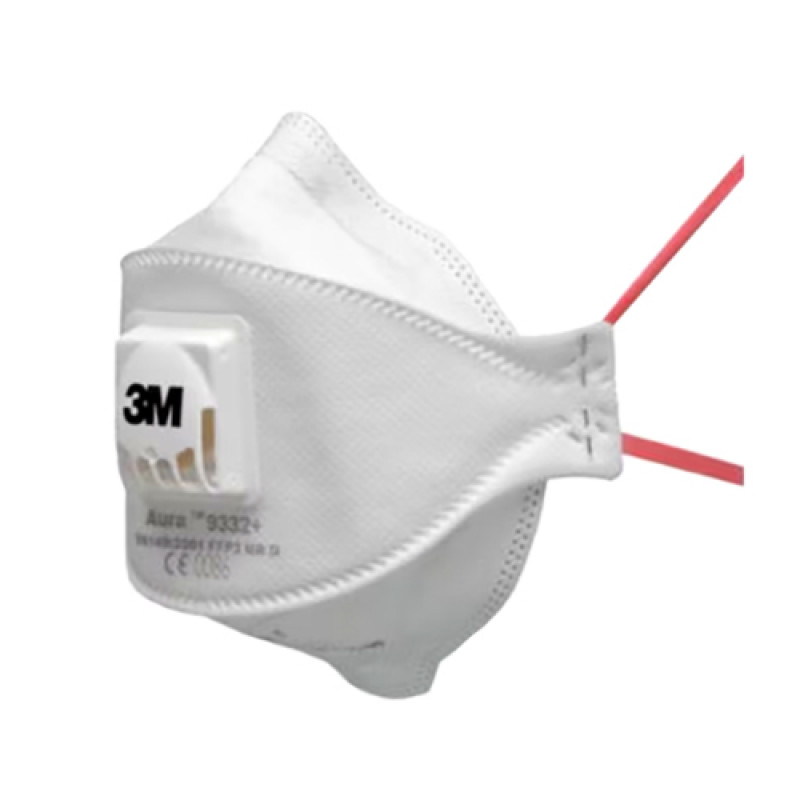 3M Respirators ar vārstu 3M FFP3 9332+ - gab