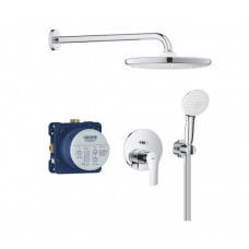 Grohe iebūvējamā dušas maisītāja komplekts Eurosmart/Tempesta 250, hroms