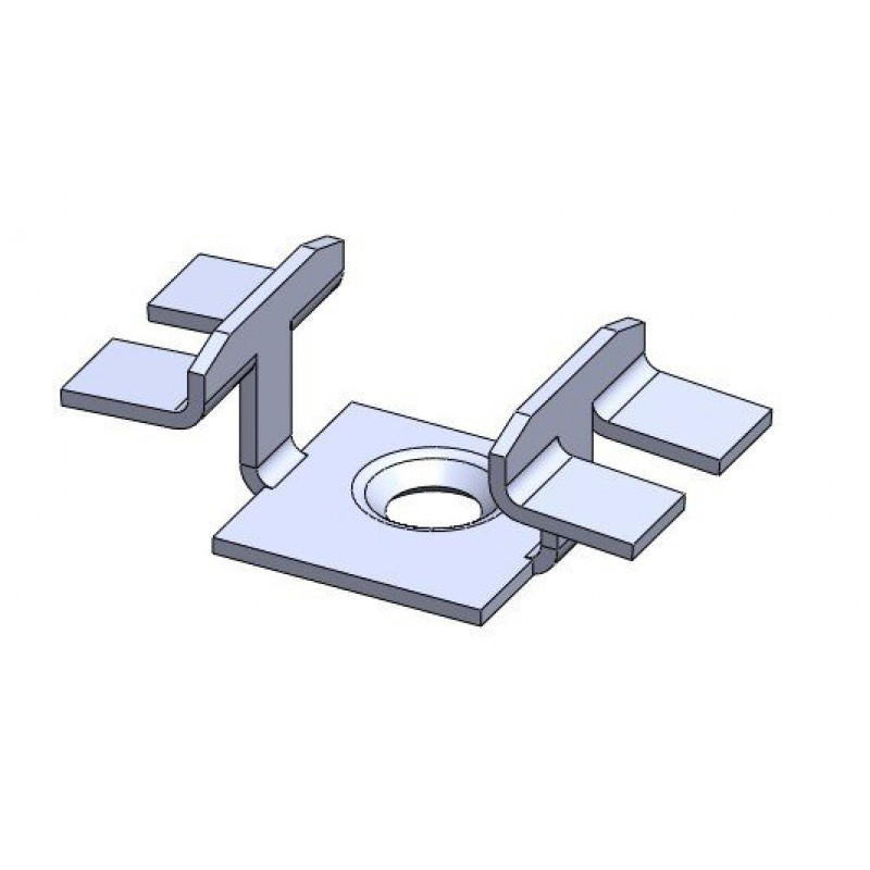 Starpdēļu klipsis no nerūsējošā tērauda Inowood terases dēļiem / gab