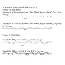 Profilēta metāla žoga štaketa SPAZIO / m