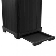 KETER atkritumu tvertne BALTIMORE WASTE BIN 125L, Melna / gab