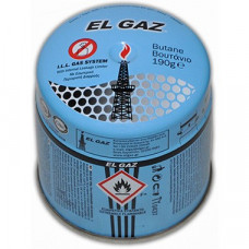 El Gaz Gāzes balons ELG-101 (butāns) 190g ar STOP sistēmu EL GAZ