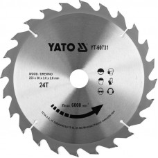 Yato Zāģripa kokam 255x30mm 24T TCT YT-60731 YATO