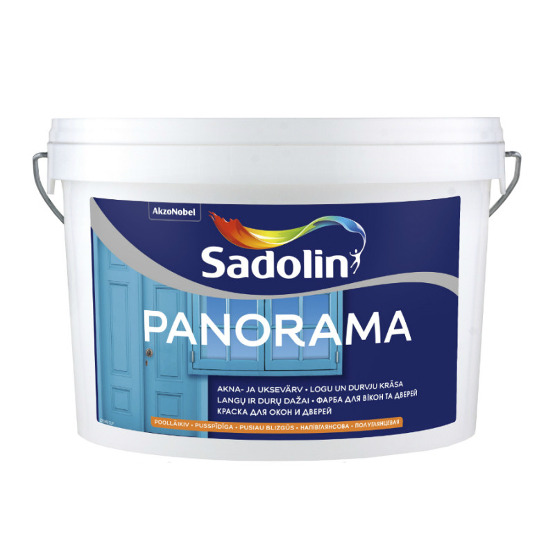 Sadolin Logu un durvju krāsa Sadolin Panorama BW 2,5 L - gab