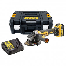 Dewalt Akumulatora leņķa slīpmašīna DeWalt DCG405P1-QW, 1x5.0 Ah - gab