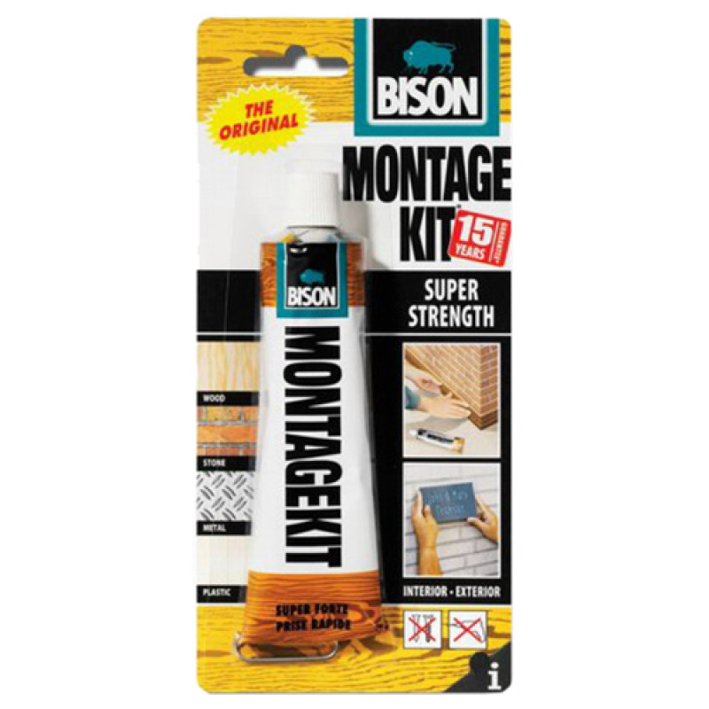 Bison Montāžas līme Bison Montage Kit 125 g - gab