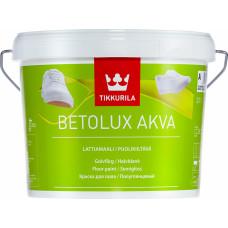 Tikkurila Krāsa grīdām Tikkurila Betolux Akva A, 2.7l - gab