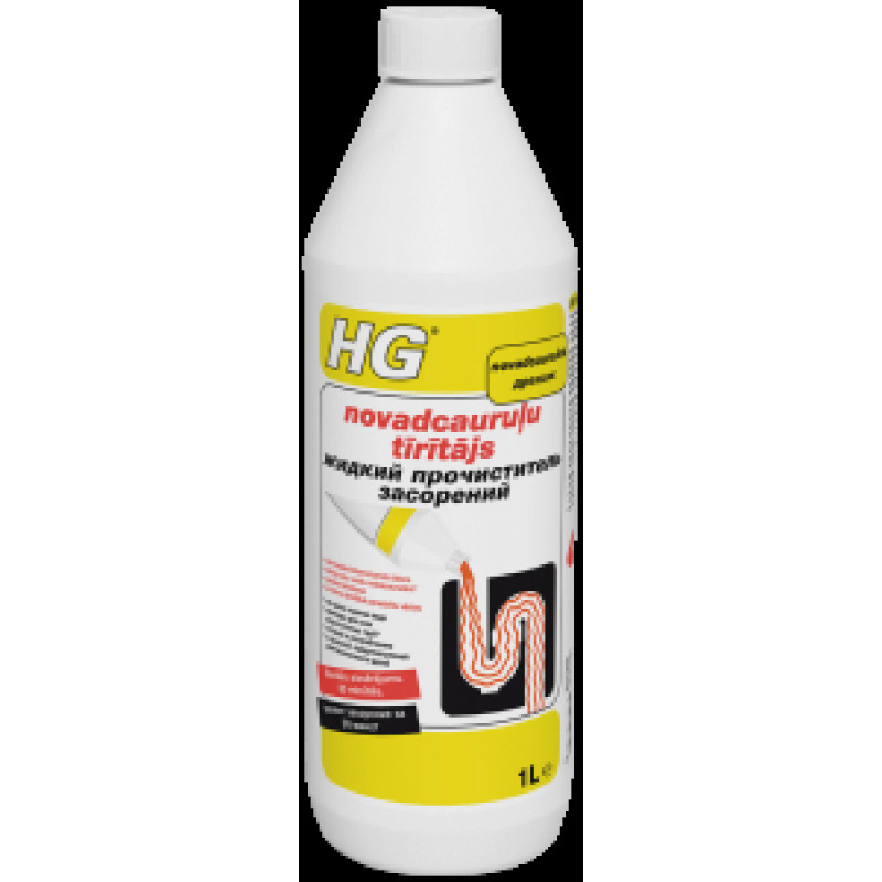 Hg International HG novadcauruļu tīrītājs 1 l