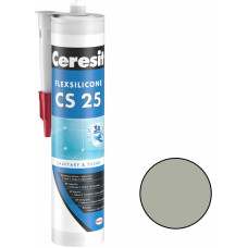 Ceresit CS 25 Sanitārais silikona hermētiķis, 280ml, antracīta (13)