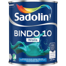 Sadolin Bindo 10 Noturīga pret mazgāšanu, matēta krāsa sienām BW  0.9L