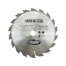 Yato Zāģripa kokam 185x20mm 18T TCT YT-6063 YATO