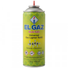 El Gaz Gāzes balons ELG-520 (butāns) 220g (400ml), sķiltavām EL GAZ