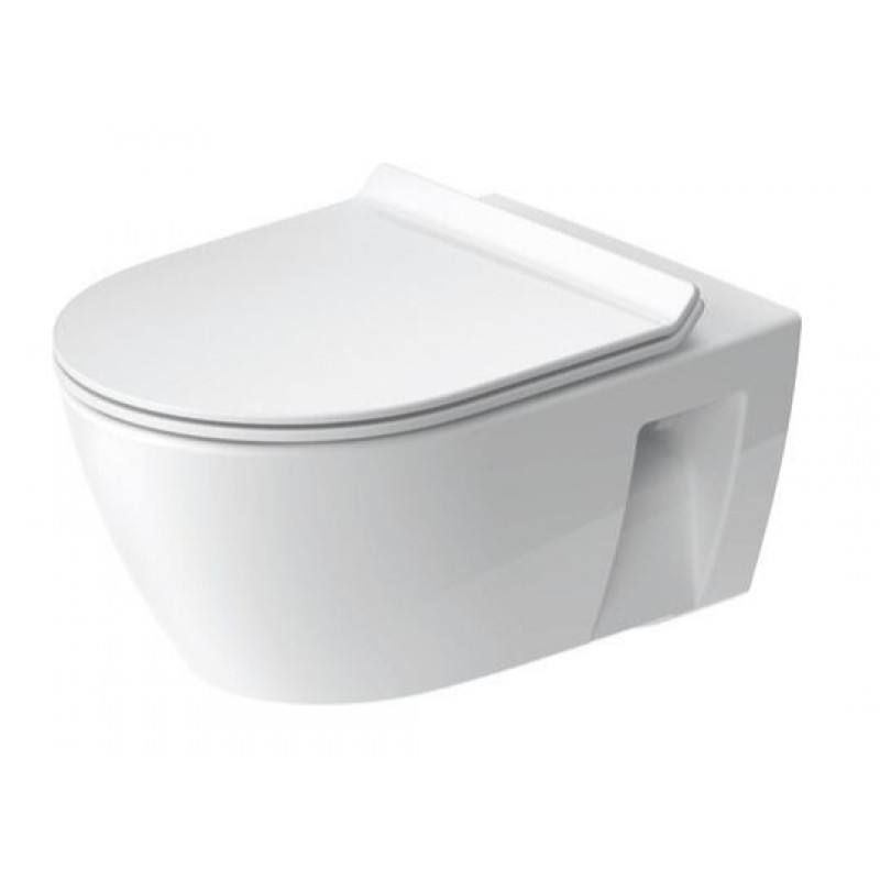 Duravit pods No.1 Rimless, ar vāku, stiprināms pie sienas, 401x430x565 mm, balts HG