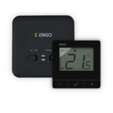 Engo Controls Wi-Fi bezvadu termostats, 230V, E20i-B, melns