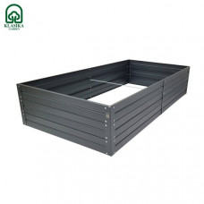 Paaugstinātā dārza dobe Klasika Garden 1500x750x300mm, krāsota RAL7016 / gab