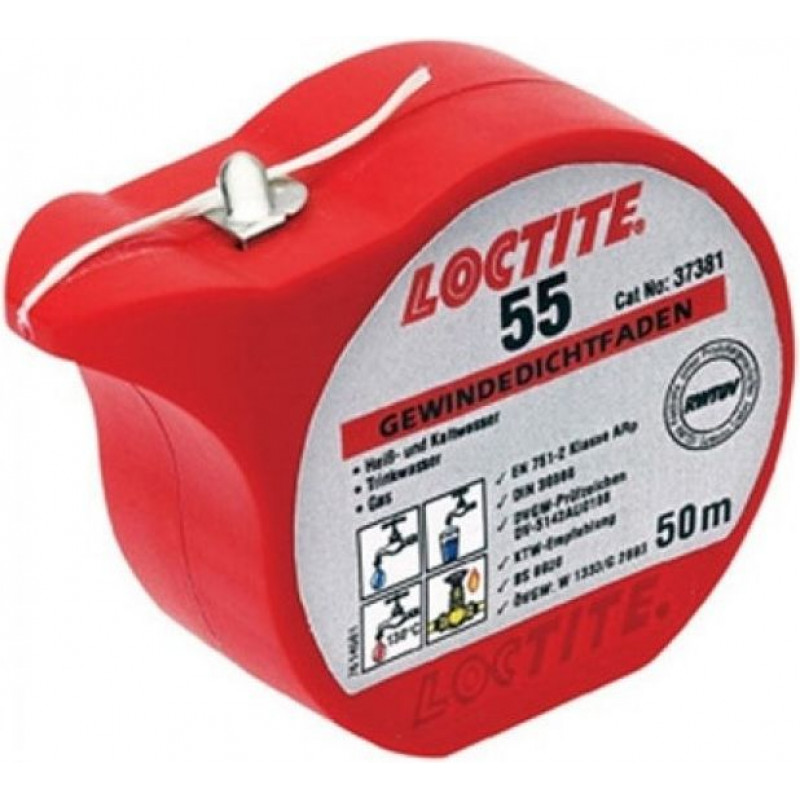 Loctite Vītņu blīv. diegs Loctite 55 50m