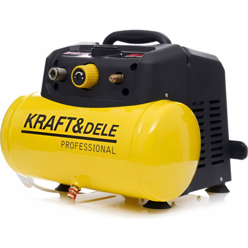 Kraft&Dele Kompressors bezeļļas 6l 180l/min 8bar KD1415