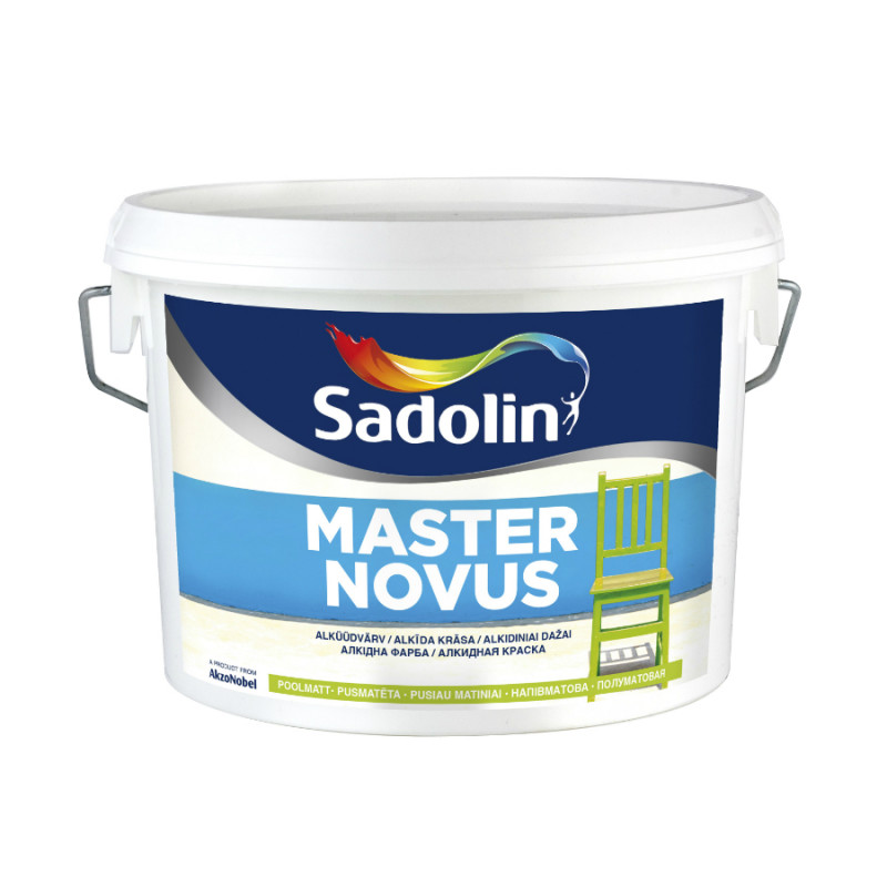 Sadolin Krāsa Sadolin Master Novus 15 BW 2.5 L pusmatēta - gab