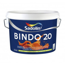 Sadolin Pusmatēta lateksa krāsa sienām Sadolin BINDO 20 BC  (Tonējamā krāsa),  2.5l - gab