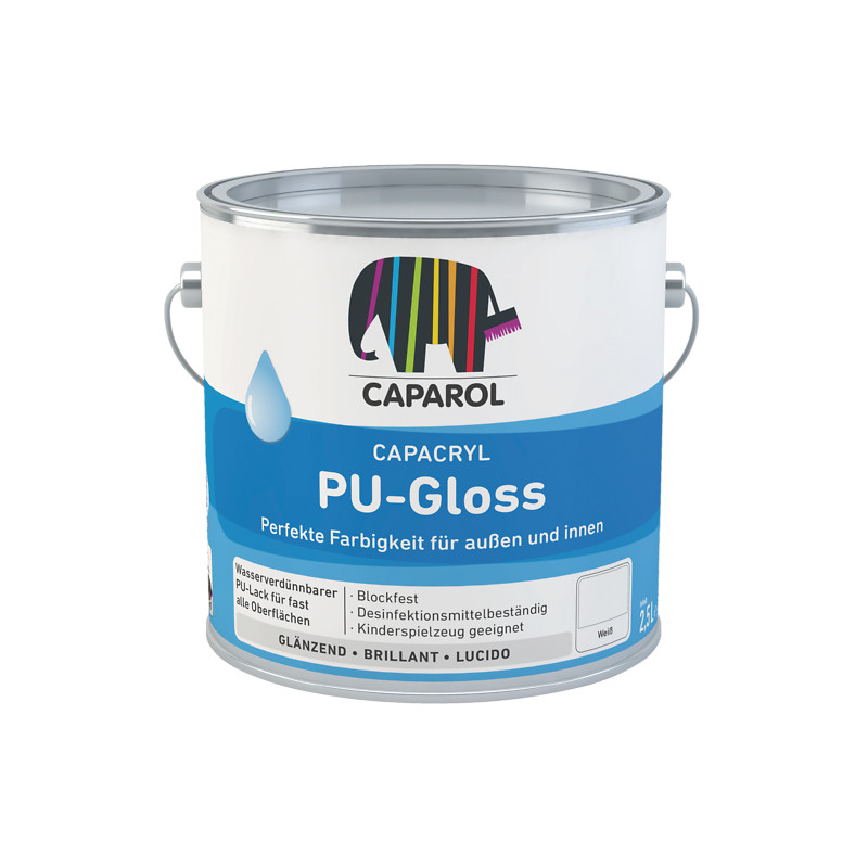 Caparol Krāsa CAPAROL Capacryl PU-Gloss BW 0,35 LT - gab