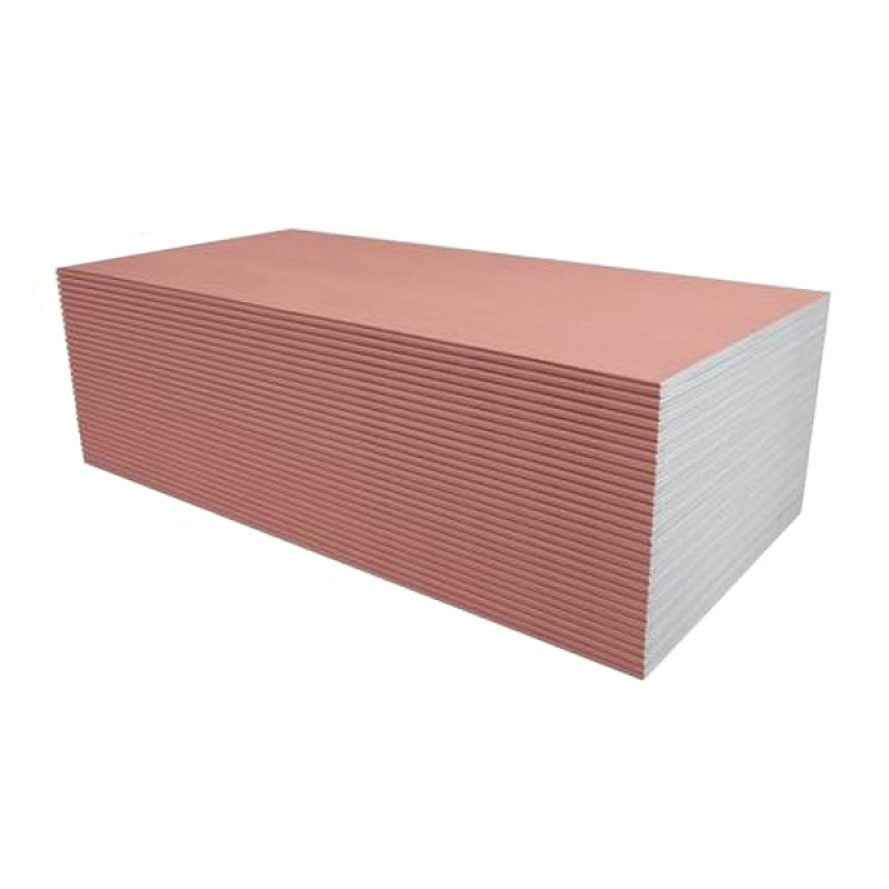 Knauf Ugunsizturīgs ģipškartons Knauf RED (GKF) F15 HRAK 1.25x2.5 m, 18 mm (cena par plāksni) - gab