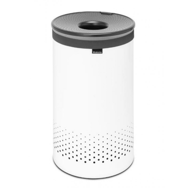 Brabantia veļas kaste, 35l, balta/melns vāks