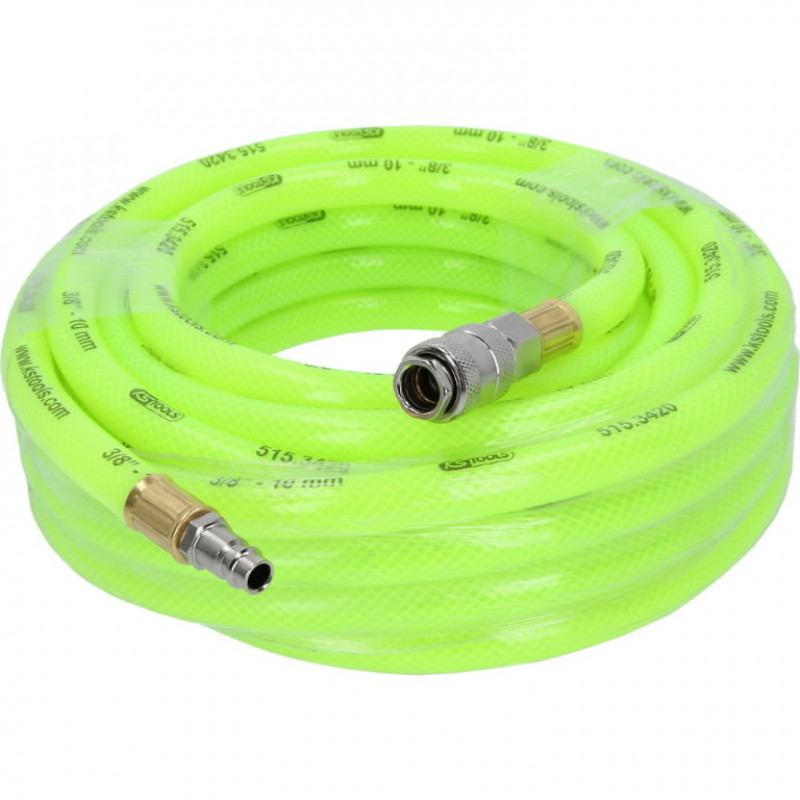 Ks Tools Air hose with signal fluorecent colour 10m, Ų 10mm, KS Tools