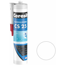 Ceresit CS 25 Sanitārais silikona hermētiķis, 280ml, caurspīdīgs