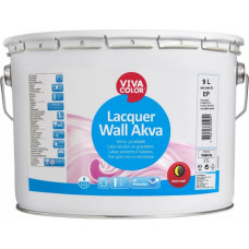 Vivacolor Lacquer Wall Akva Ūdens bāzes laka koka sienām un griestiem, pusmatēta, 9L