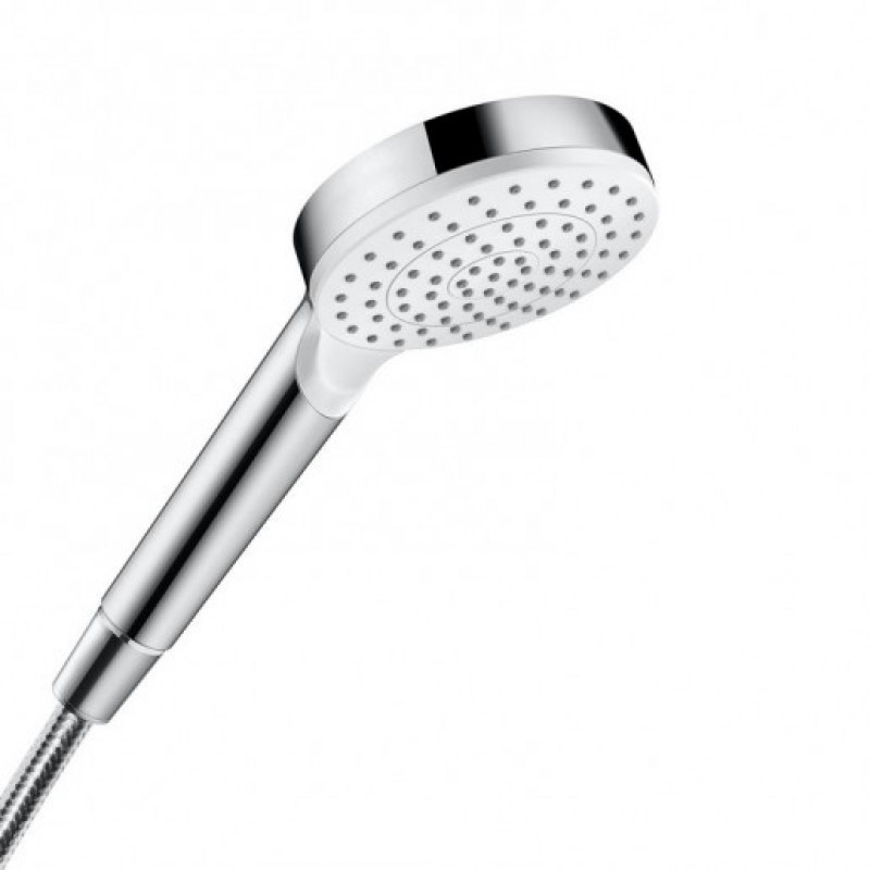 Hansgrohe rokas duša Crometta 100 1jet, balts/hroms