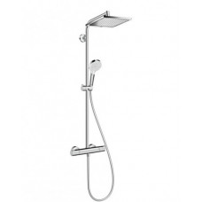 Hansgrohe dušas sistēma ar termostatu Crometta E 240 1jet/Crometta Vario, hroms