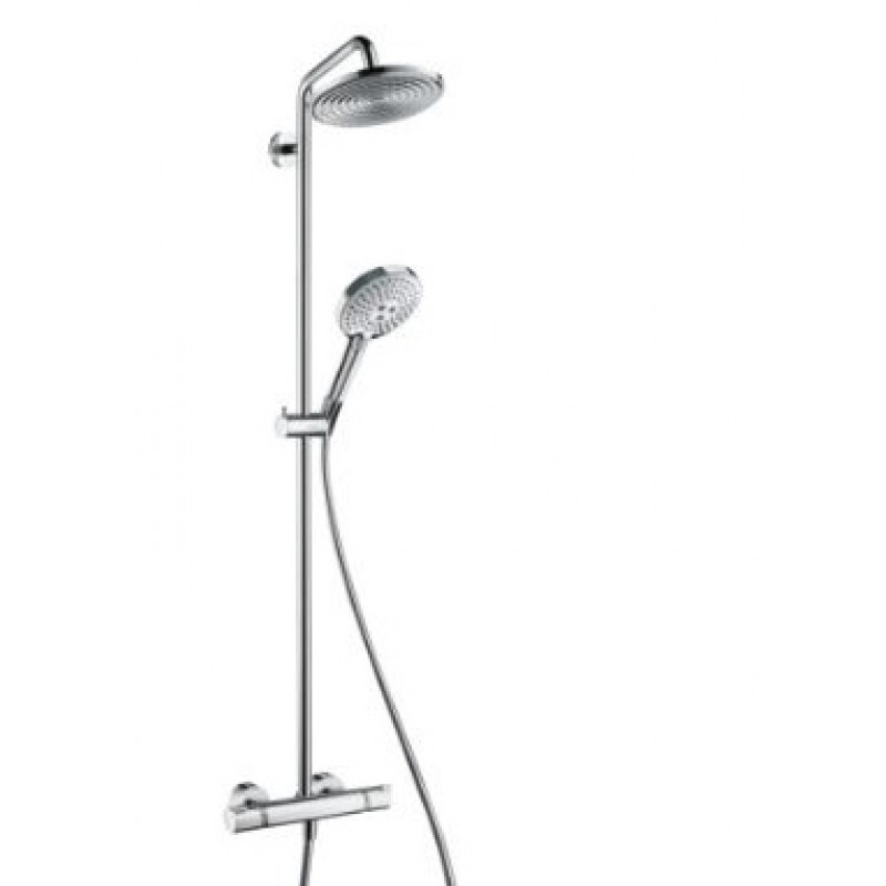 Hansgrohe dušas sistēma ar dušas termostatu Raindance Select S 240 1jet P/Raindance Select S 120 3jet P, hroms