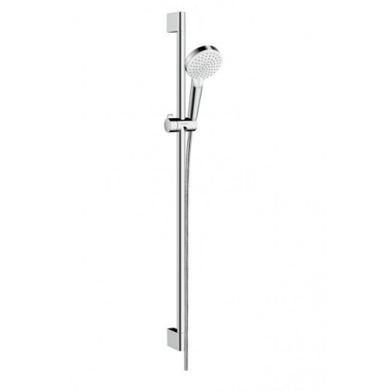 Hansgrohe rokas dušas komplekts Crometta 1jet, 650 mm, balts/hroms