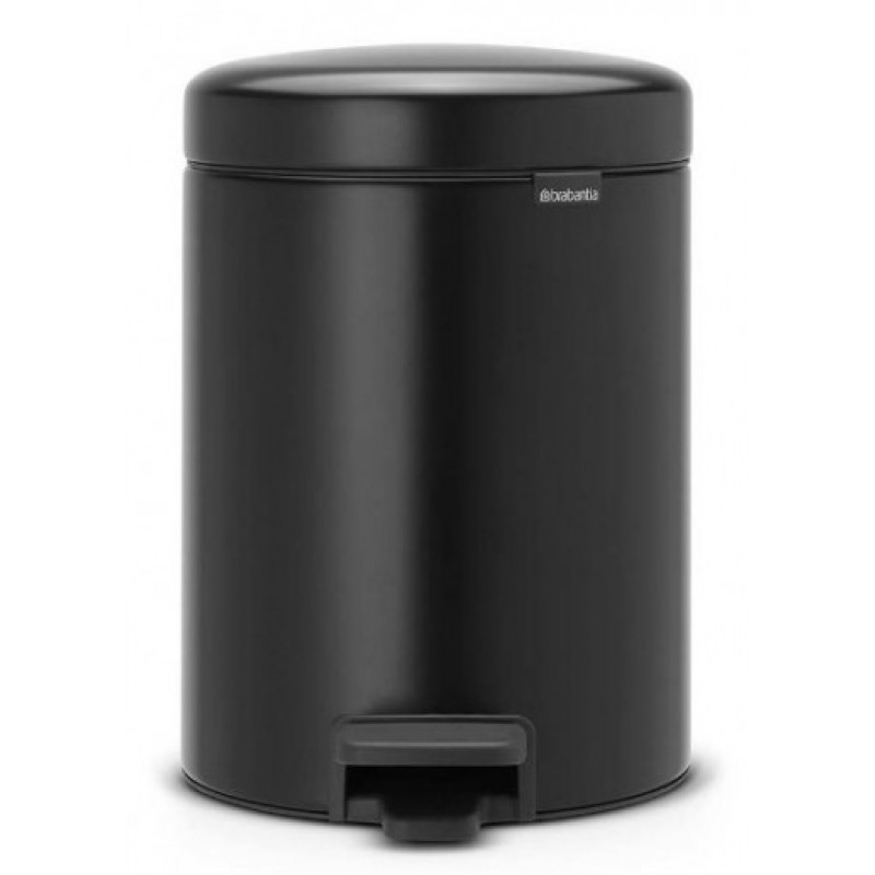 Brabantia atkritumu tvertne ar pedāli NewIcon, 3l, matēts melns