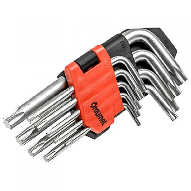 Faster Tools TORX skrūvgriežu komplekts 10-50 (9gab.) DRAUMET