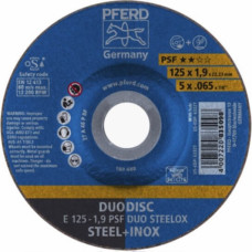 Pferd Griešanas un slīpēšanas disks PFERD E125-1,9 A46 P PSF DUO Steelox