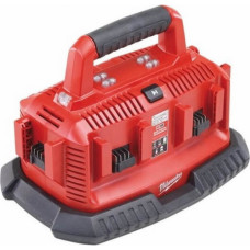 Milwaukee 6 vietu akumulatoru lādētājs MILWAUKEE M1418 C6