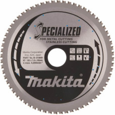 Makita Accessories Zāģripa MAKITA Inox 185x30x1,6mm 64T 0°