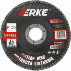 Verke Slīpējamais disks lapiņu 125mm G120 Standard V44165 VERKE