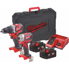 Milwaukee Akumulatora skrūvgriežu komplekts MILWAUKEE M18 CBLPP2B-502C